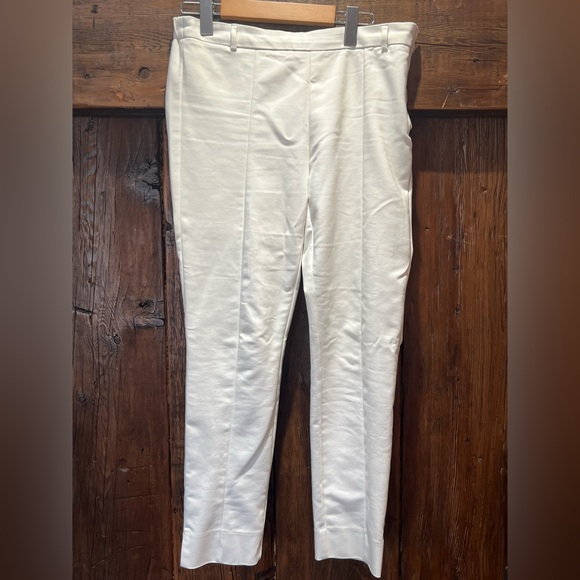 White Ankle Cut Pants Size 4 - Picture 7 of 10